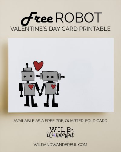 Robot Valentine | Free Printable