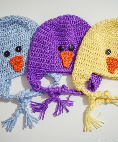 Spring Chicks | Crochet Earflap Hat Pattern {Free!}