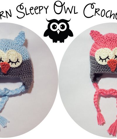 Sleepy Owl | Free Crochet Hat Pattern