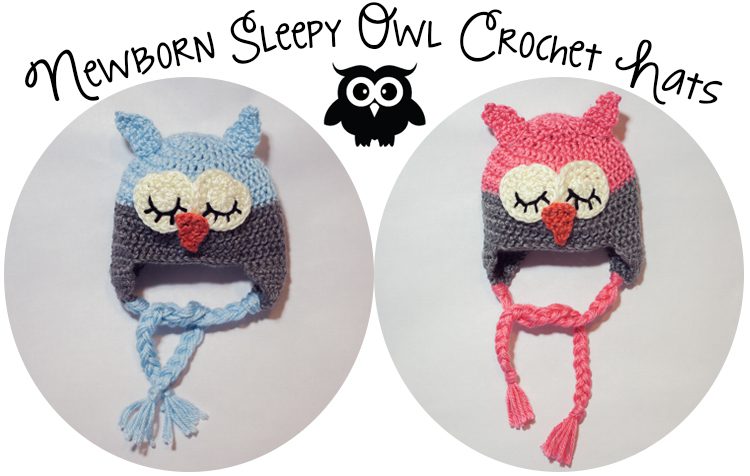 Sleepy Owl | Free Crochet Hat Pattern