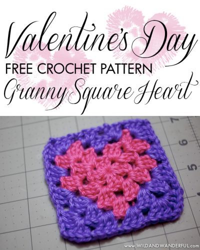 Granny Square Heart | Free Crochet Pattern