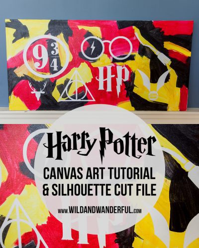 Harry Potter Wall Art (Free Silhouette File!)