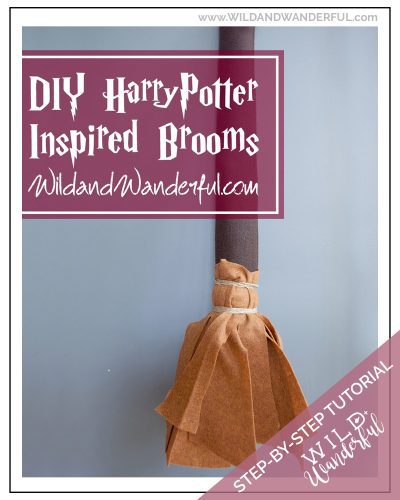 DIY Harry Potter-Inspired Quidditch Brooms