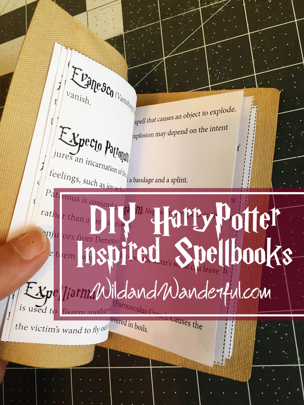 spell book pages to print