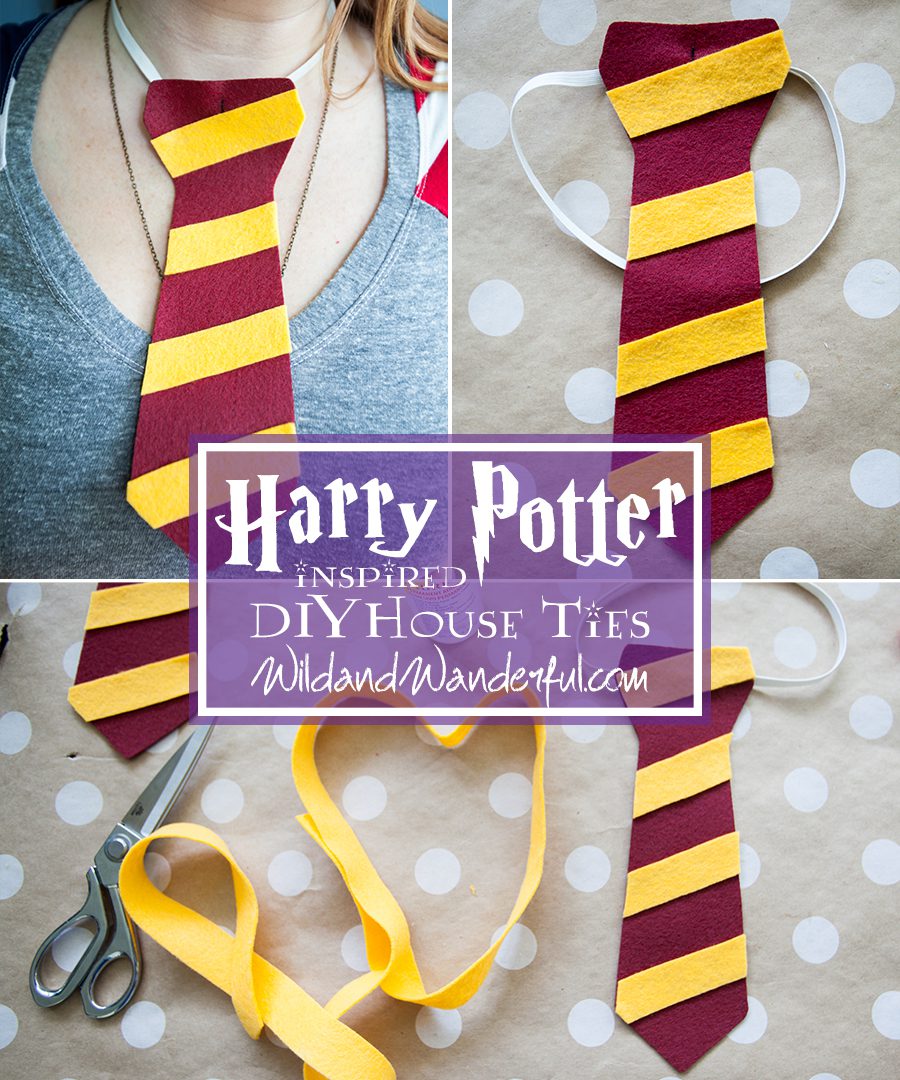 DIY Harry Potter House Ties