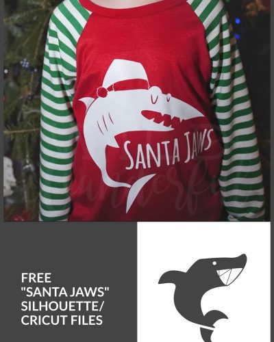 Santa Jaws :: Free SVG/PNG/Silhouette Download