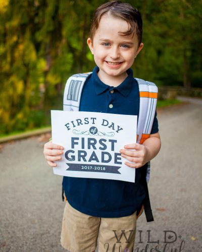 First Day of 1st Grade!