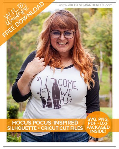 Come, We Fly! :: FREE Hocus Pocus Inspired Silhouette + Cricut Cut Files!
