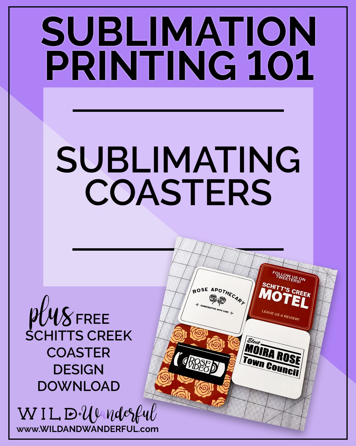 Sublimation Printing 101, Sublimating Coasters