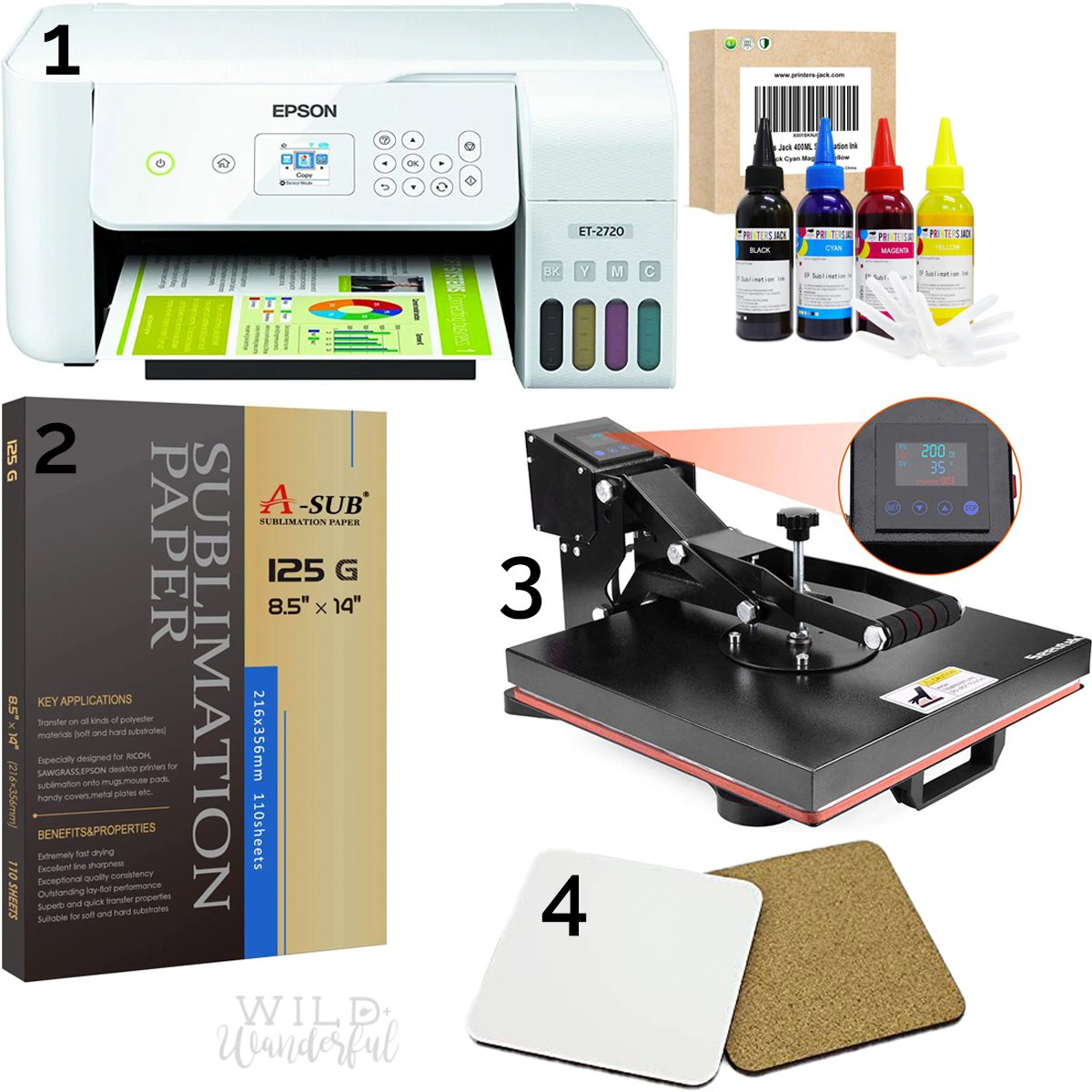 Supplies for Sublimation Printing: What You REALLY Need to Get Started 