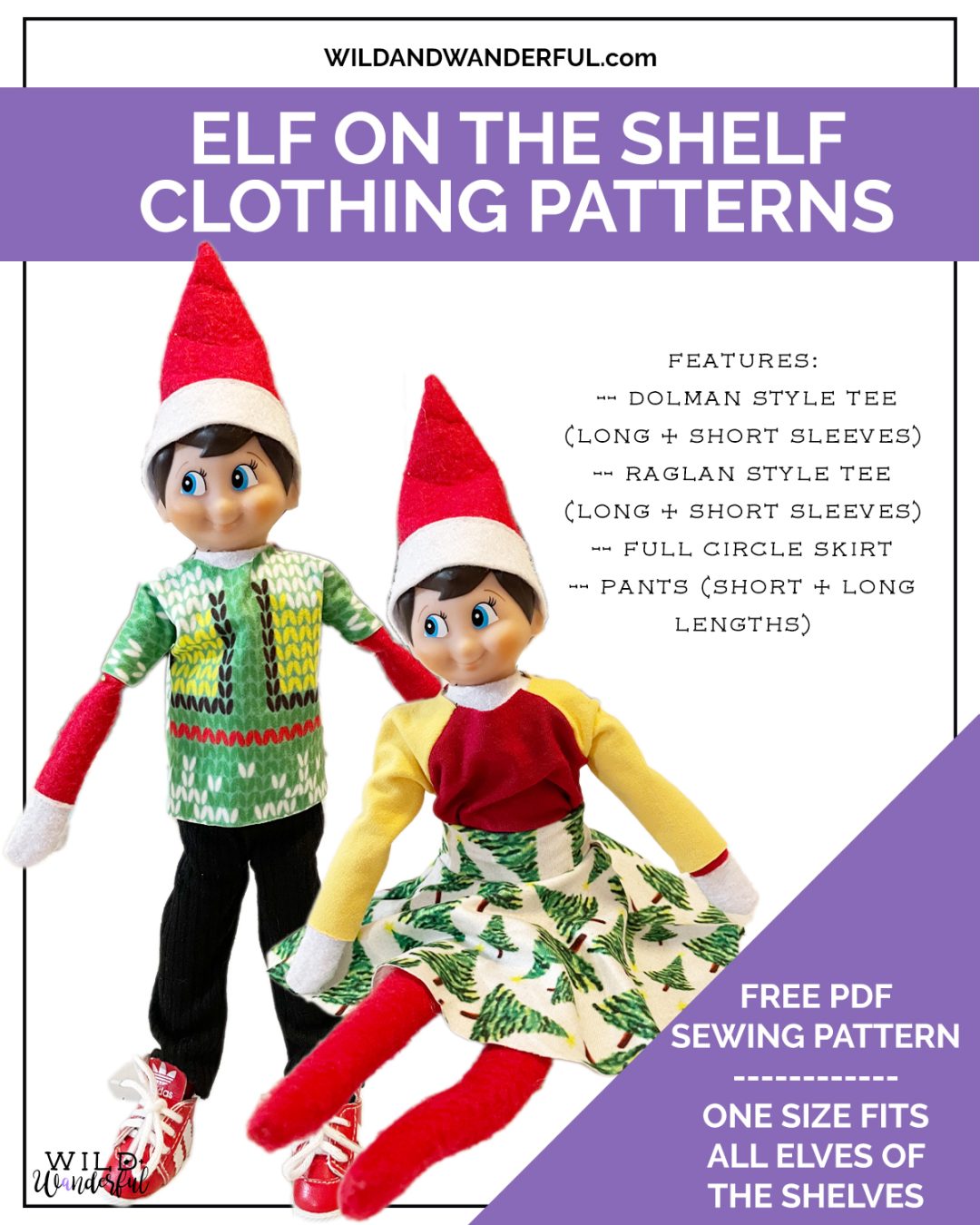 Elf On The Shelf Clothing | Free PDF Sewing Pattern